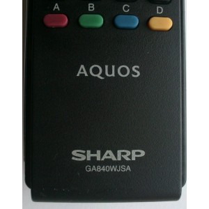 CONTROL REMOTO / SHARP GA840WJSA MODELO LC-40LE810